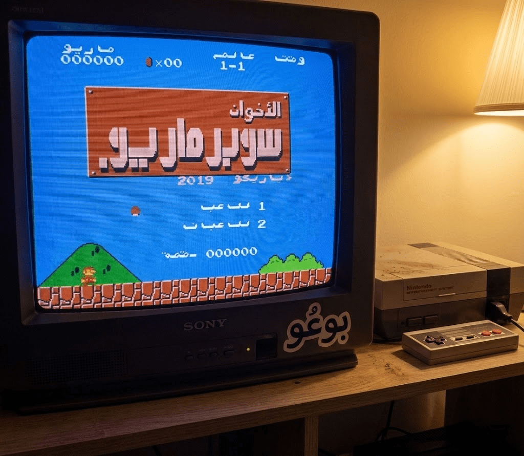 تعريب لعبة (NES) Super Mario Bros
