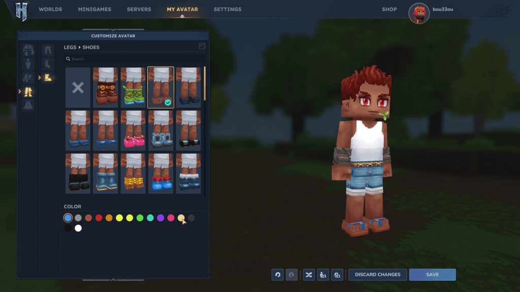  تجربة Hytale avatar customization moroccan style