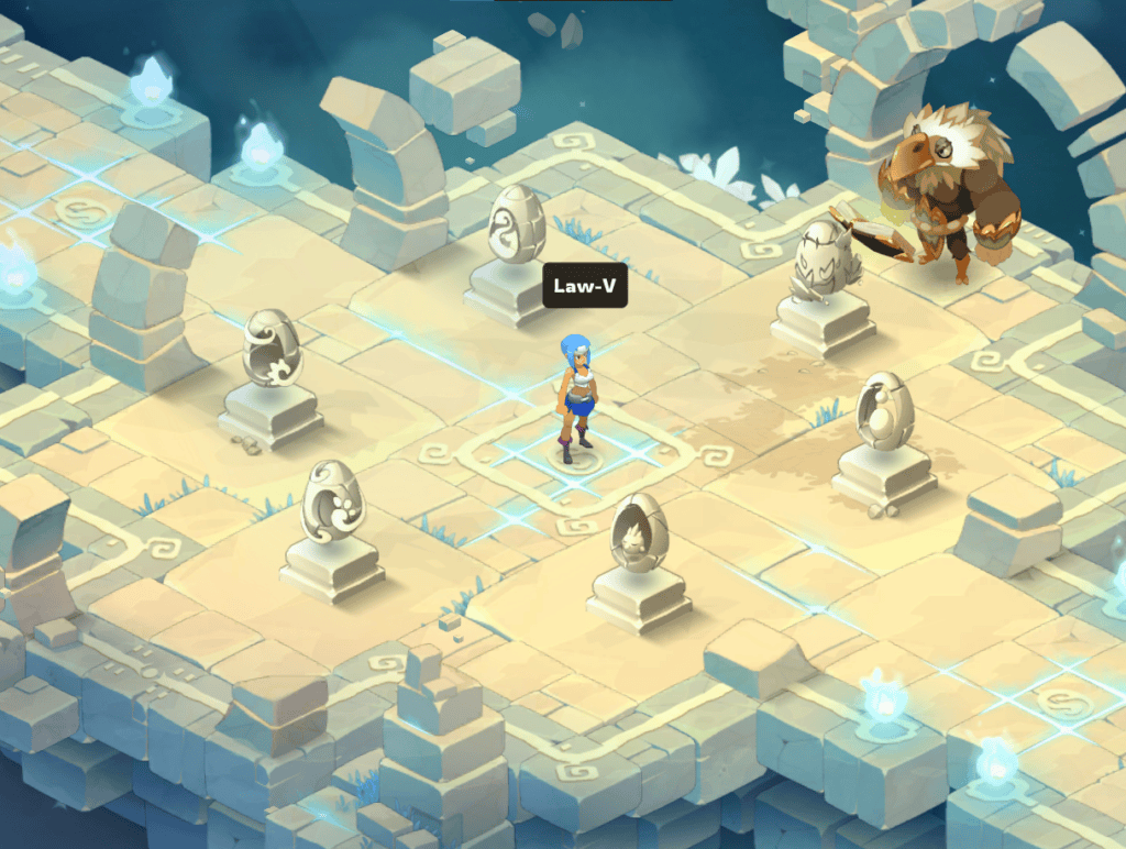 شخصية Law-V من كلاس Féca في Incarnam داخل DOFUS